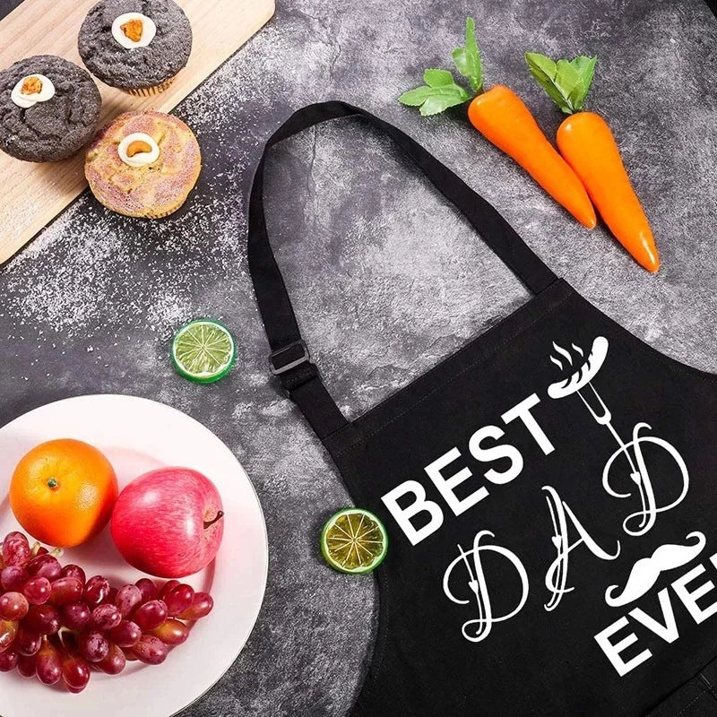 Best Mom Dad Apron Gift for Parents Father's Day Mother's Day Birthday Holiday|Kitchen & Dining Accessories