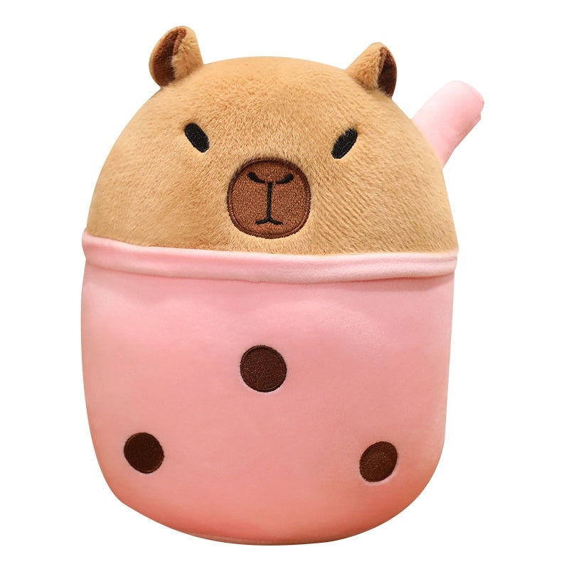 Milk Tea Capybara Plush Doll Soft Rag Doll Kids Birthday Gift|Toys & Games Plush Toys