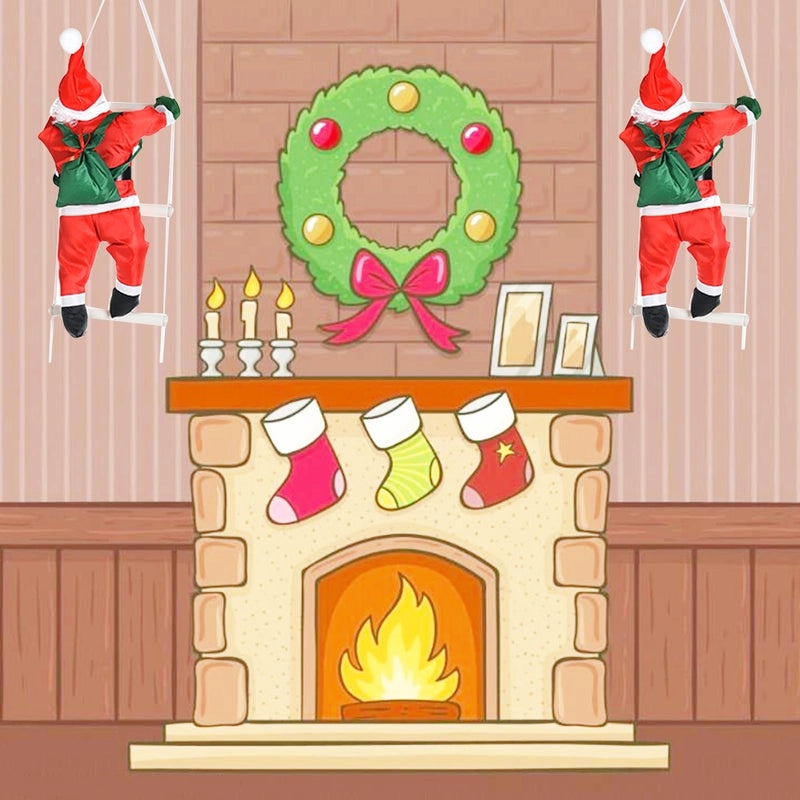 Christmas Nordic Santa Claus Decoration PVC Polyester Holiday Party Ornament|Home Decor & Seasonal Decorations