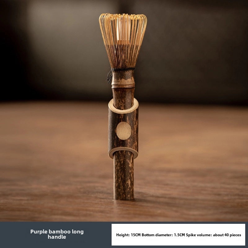 Japanese-style Matcha Bamboo Tea Ceremony Set with Stirring Brush and Wipe | Tea Accessories