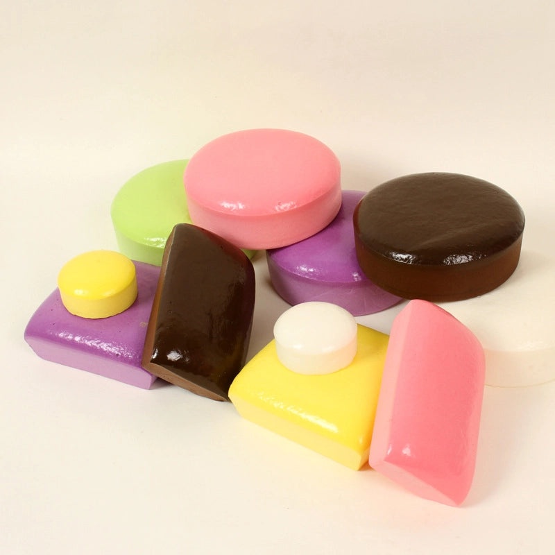 PU Slow Rebound Simulation Sticky Bread Toy Soft Squishy Food Model Stress Relief|Squishy Toys & Stress Relievers