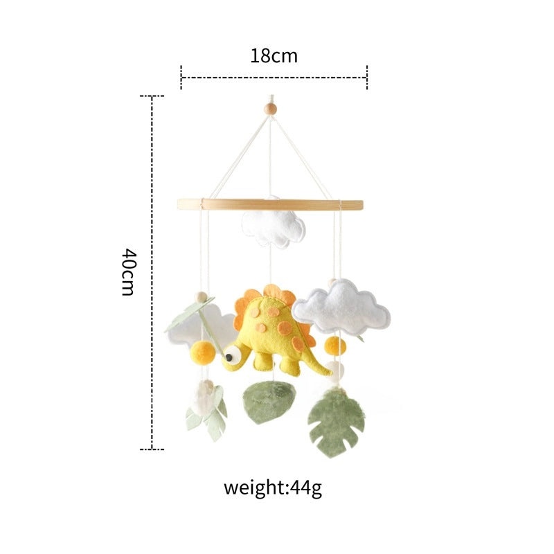 Forest Dinosaur Baby Bed Bell Rattle Hanging Toy for Newborns 0-1 Years Old | Baby Toys & Rattles
