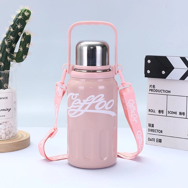 Stainless Steel Thermos Cup 316 & 201 Solid Color Casual Letter Design | Drinkware & Thermoses