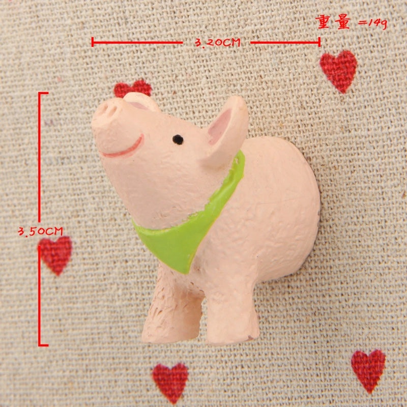 Cute Cartoon Animal Resin Figure | Decorative Accessories