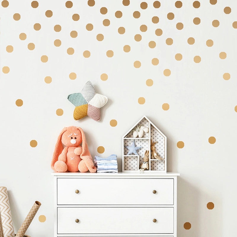 Simple Dot Pattern Wall Stickers for Kids' Bedroom, Porch, and Living Room Decoration|Home Decor Wall Stickers