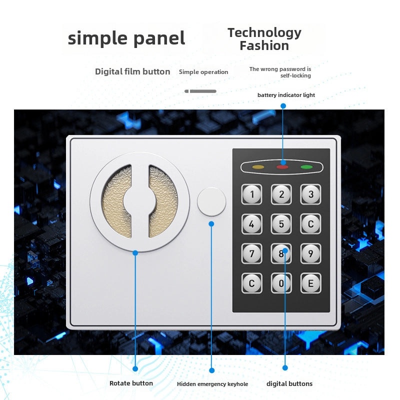 Fingerprint Password Small Safe Box for Home and Office | Home Security Safe