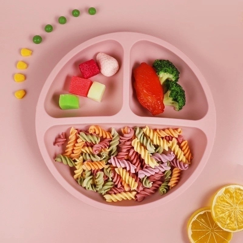 Casual Vacation Solid Color Silicone Plate Single Piece | Kitchen & Dining Accessories