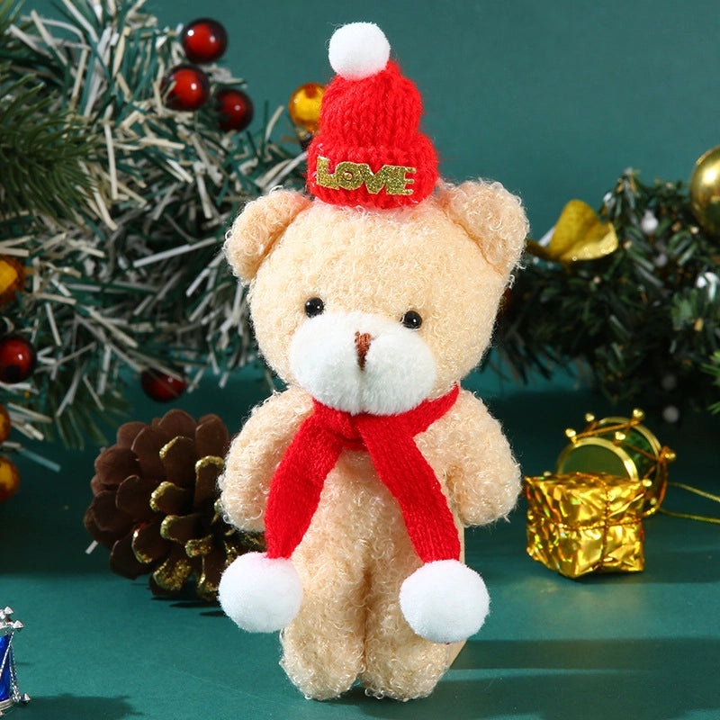 Christmas Plush Bear Stuffed Animal Soft PP Cotton Toy Gift for Kids|Stuffed Animals & Plush Toys