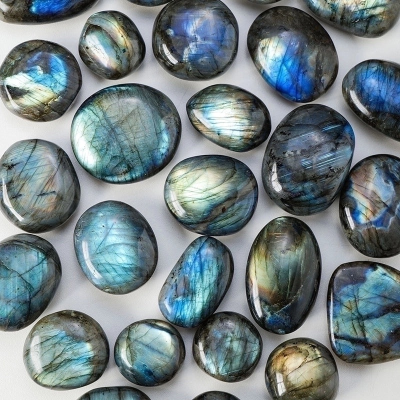 Natural Labradorite Crystal Stone Plaything Blue Moonstone Gemstone for Healing|Crystals & Healing Stones