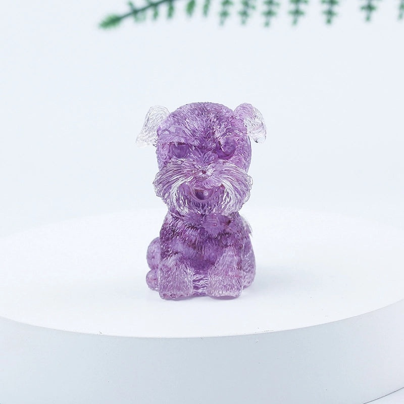 Adorable Dog Shaped Crystal Figurines for Home Decor|Decorative Figurines