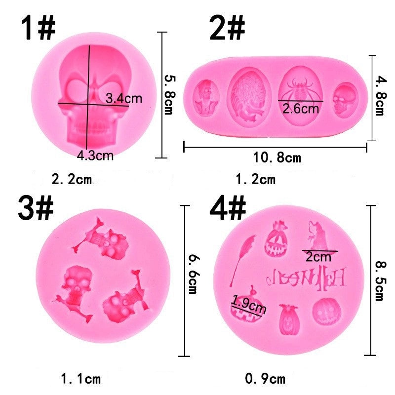 Halloween Silicone Mold for Jewelry Making Casual Vacation Design | Jewelry Craft Supplies