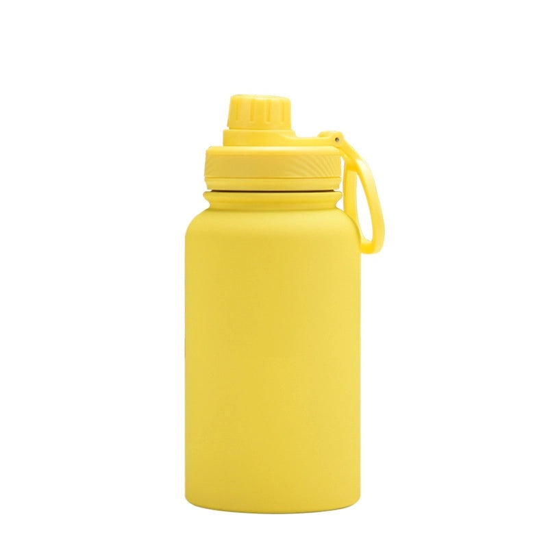 Stainless Steel Water Bottle Single Piece Casual Solid Color | Drinkware & Hydration