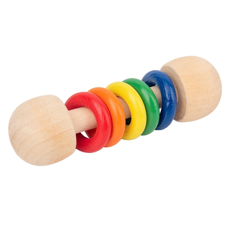 Wooden Circle Rattle Bell Toy for Baby | Baby Toys & Accessories