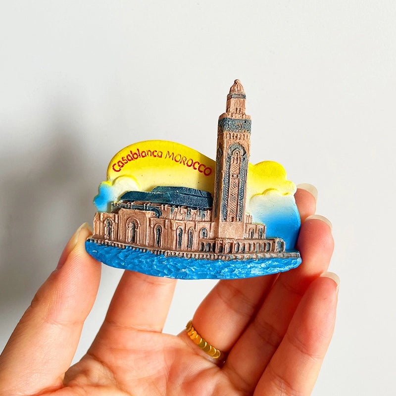 3D Travel Refrigerator Magnet Stickers Europe Cities Souvenirs Creative Tourist Gifts|Home Decor & Magnets