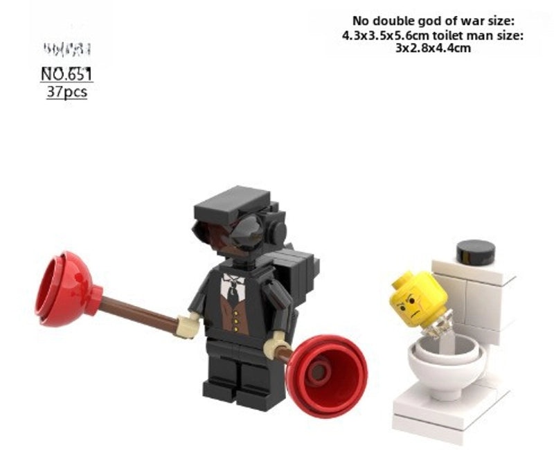 Skibidi Toilet Titan Monitor Speaker Toy TV Man Doll|Toys & Collectibles