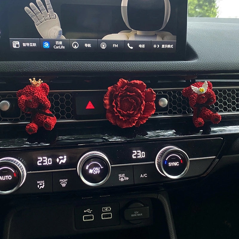 Bear Shaped Flower Scented Gypsum Decor | Home Fragrance & Aromatherapy