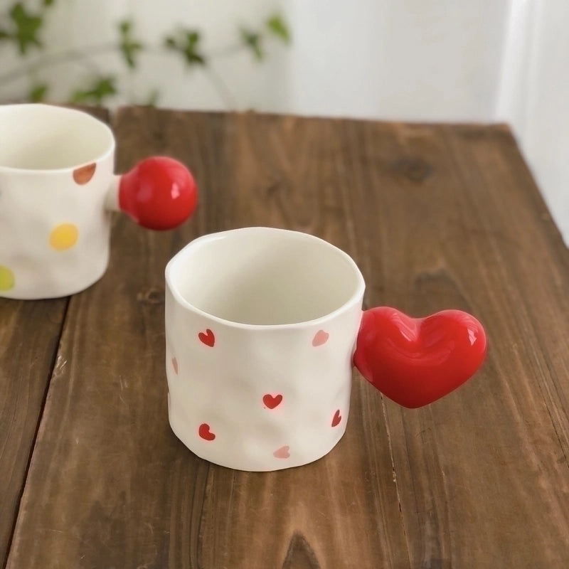 Stylish White Porcelain Water Bottle with Cartoon Design 1 Piece|Drinkware & Bottles