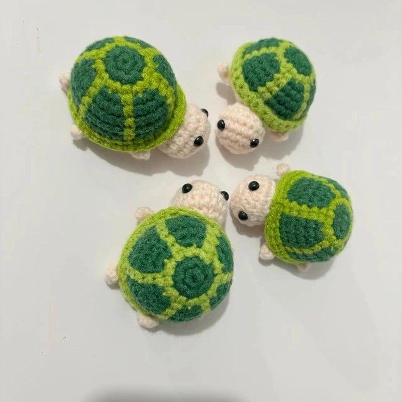 Handmade Wool Knitted Turtle Pendant Cute Positive Energy Doll Ornament|Accessories & Jewelry