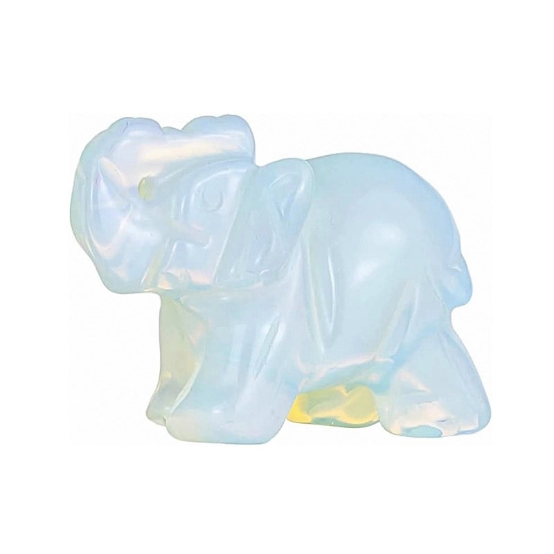 Set of 5 Minimalist Elephant Crystal Figurines | Home Decor Ornaments|Artificial Decorative Accessories|Elegant Table Decorations|Gift Ideas|Deco