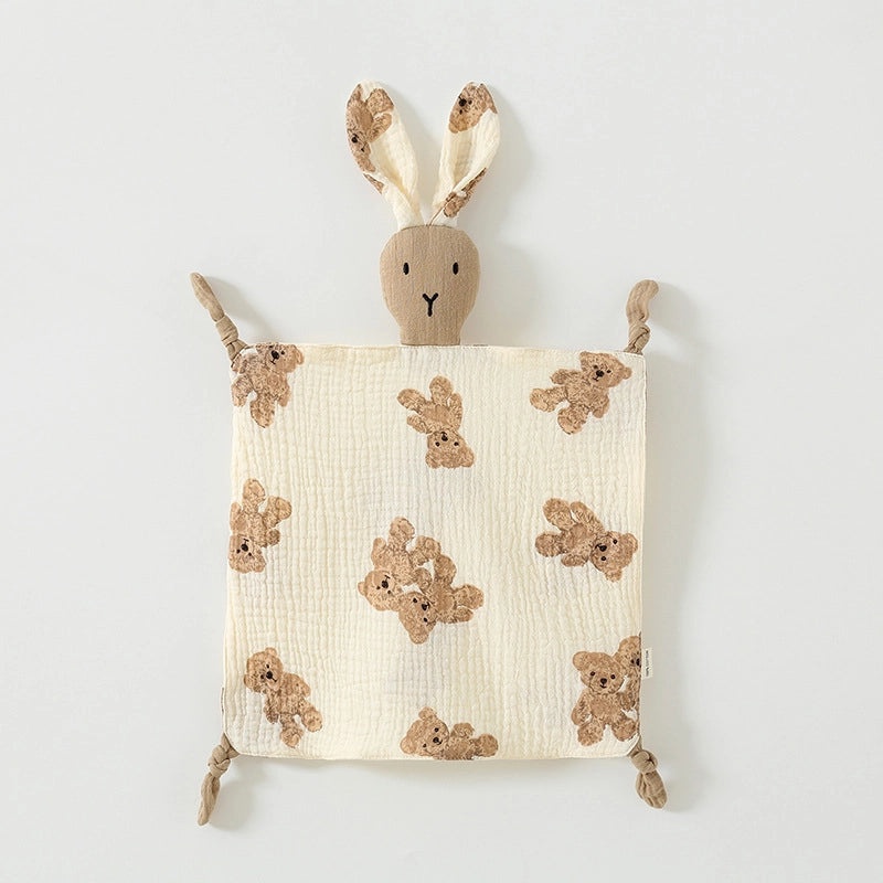 Soft Cotton Baby Rabbit Soothing Doll Blanket with Antennae | Baby Comfort Toys