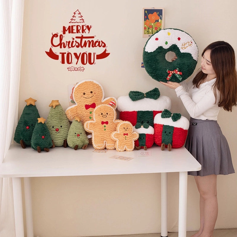 Christmas Plush Toys Gift Box | Stuffed Animals & Soft Cotton Holiday Decorations