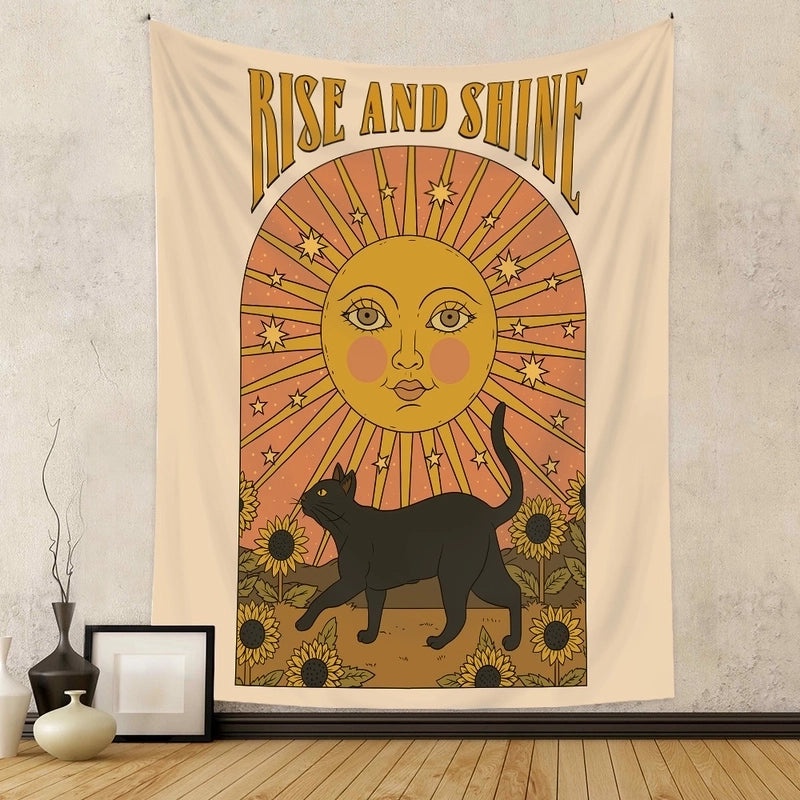 Classic Color Block Polyester Tapestry for Home Decor|Wall Hangings & Tapestries