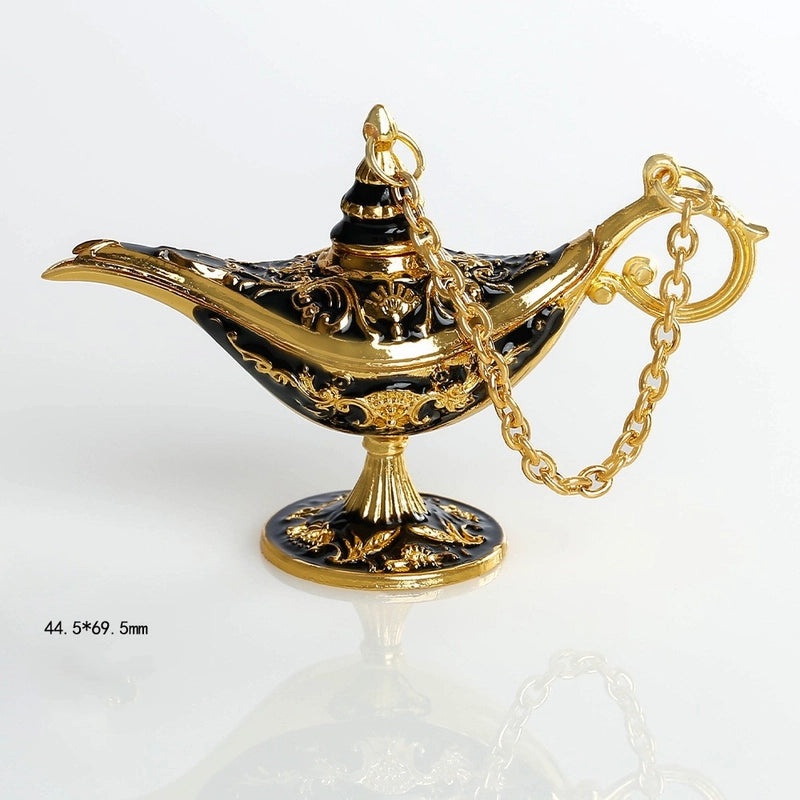 Vintage Magic Lamp Alloy Ornament Decorative Home Accent|Home Decor