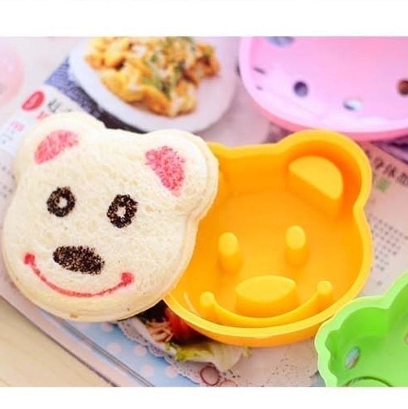 Adorable Bear-Shaped Plastic Kitchen Molds for Baking and Cooking|Kitchen Accessories