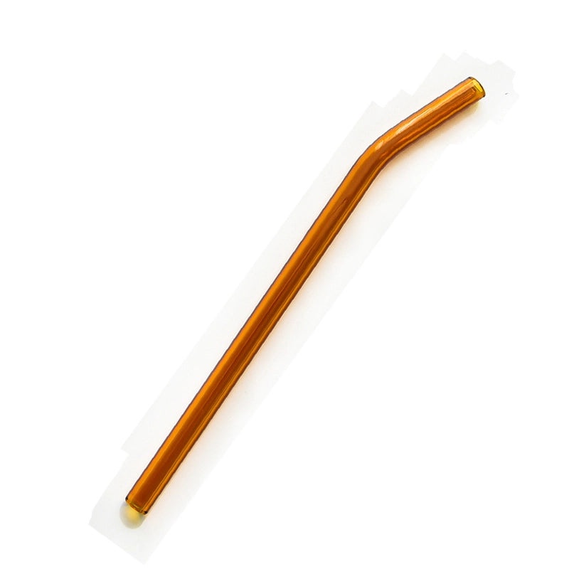 High Temperature Resistant Transparent Glass Straw for Milk Tea | Drinkware & Accessories