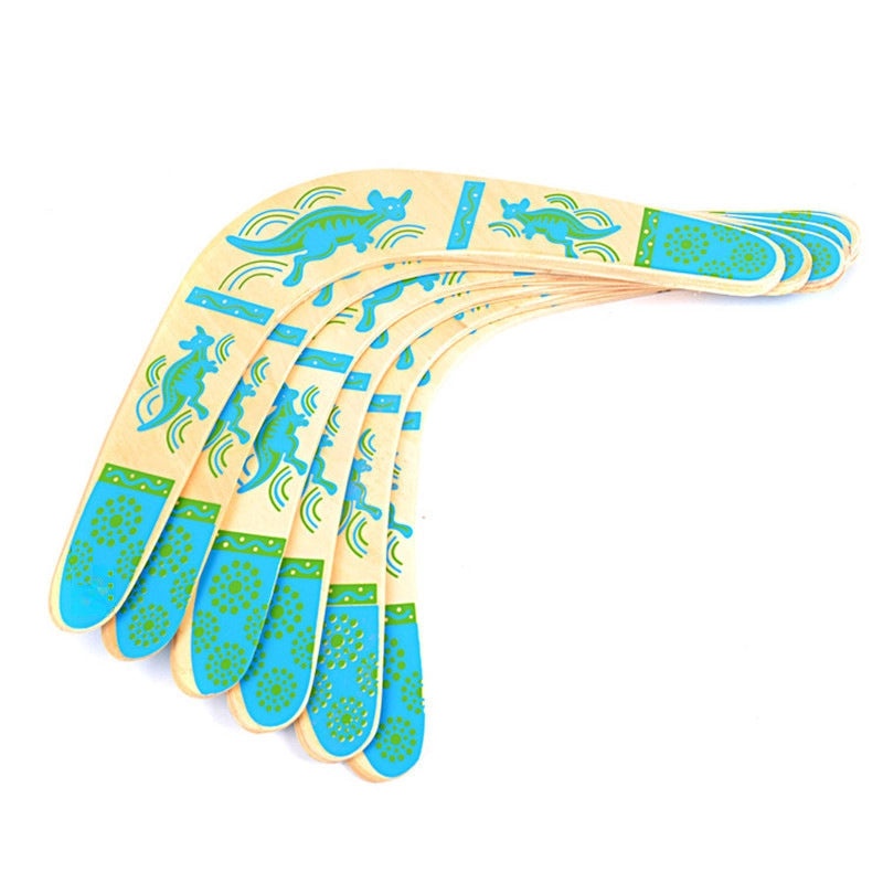 V-shaped Wooden Boomerang Dart for Outdoor Sports and Parent-Child Fun | Outdoor Sports Equipment