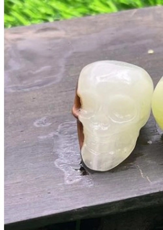 Halloween Punk Skull Natural Stone Decor|Jewelry & Accessories