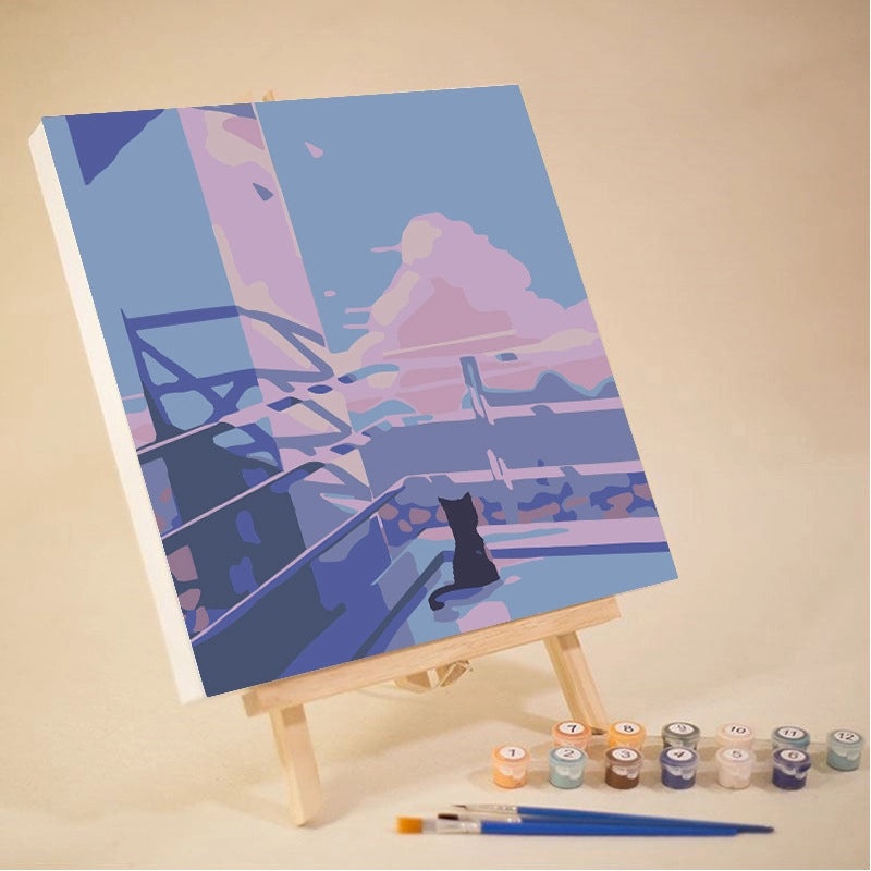 10-12 Color High Quality Pigment Set for DIY Digital Oil Painting Landscape | Painting Supplies