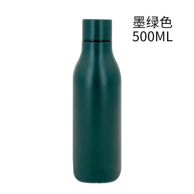 Stainless Steel Vacuum Coke Bottle Double Layer 304 Large Capacity Sports Water Cup|户外运动水杯