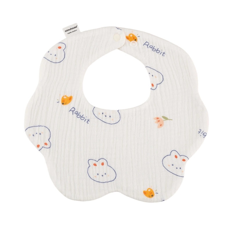 Adorable Animal Cherry Blossom Cotton Baby Burp Cloths Soft Infant Accessories|Baby Essentials