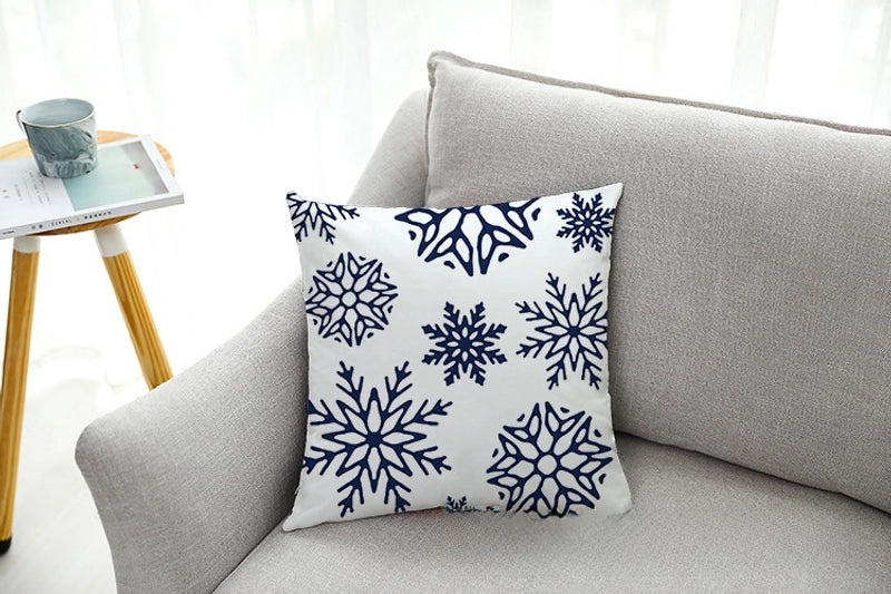 Christmas Velvet Car Pillow Cover Super Soft Sofa Cushion Case | Home Decor