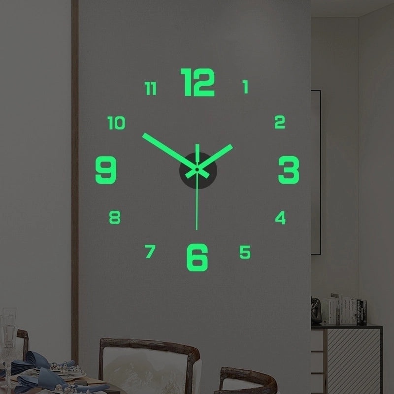 Stylish Round Acrylic Wall Clock for Modern Home Decor|Home Decor & Clocks