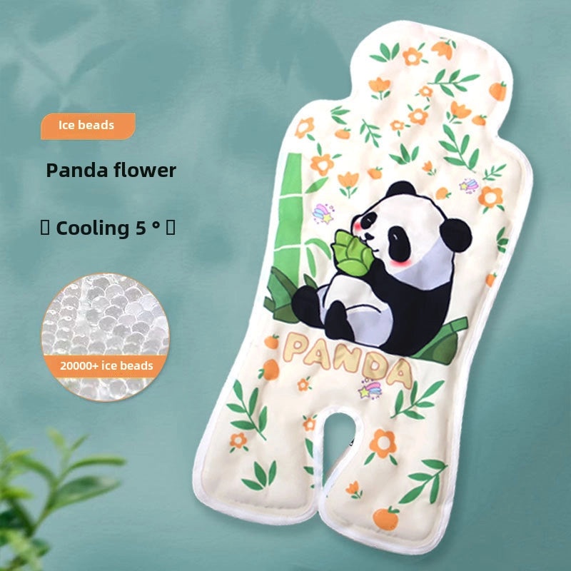 Universal Baby Stroller Car Seat Gel Cooling Mat Ramie Ice Pad Safety Cushion for Dining Chair Baby Mat|Baby Travel Accessories