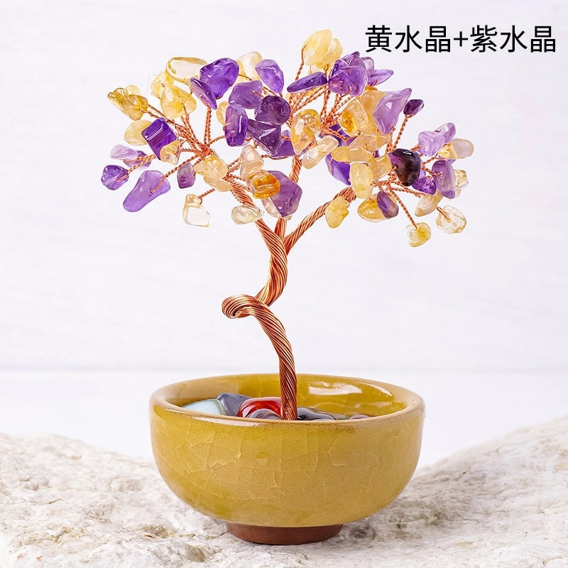 Minimalist Tree Crystal Ornament Decorative Artificial Home Accessories|Home Decor