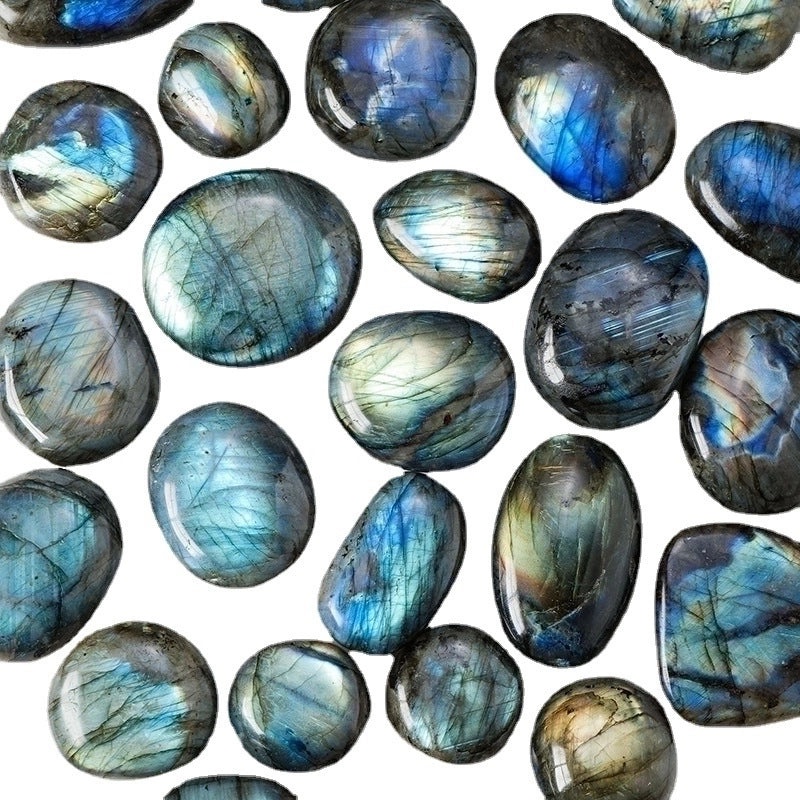 Natural Labradorite Crystal Stone Plaything Blue Moonstone Gemstone for Healing|Crystals & Healing Stones
