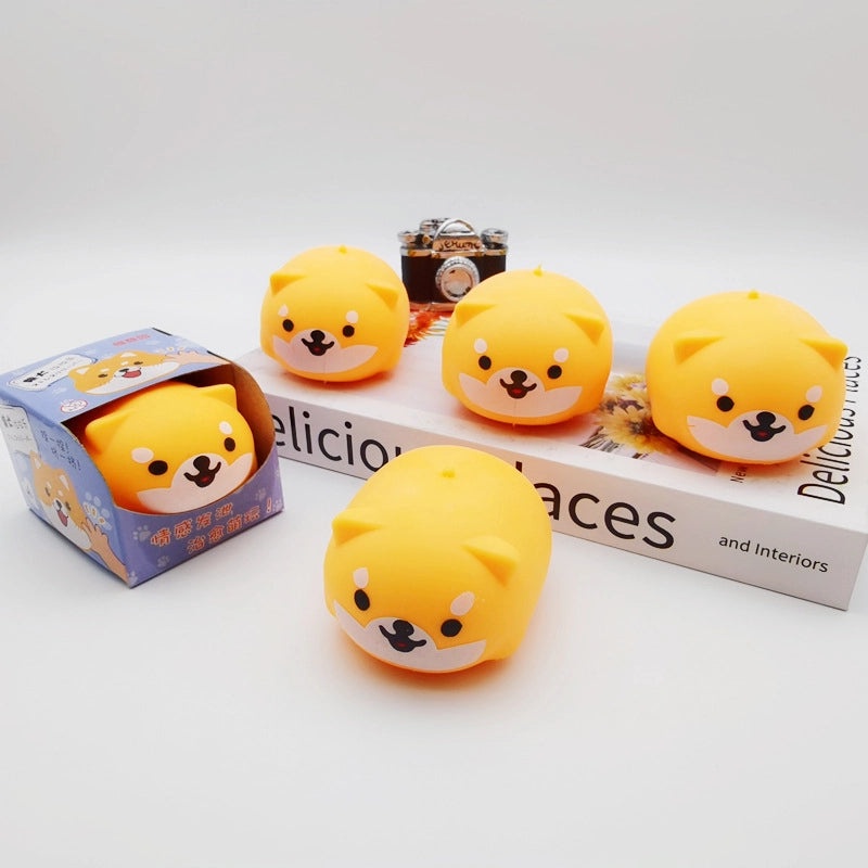 Squishy Dog Toy Soft Vinyl Squeeze Toy for Kids Stress Relief | Toys & Games
