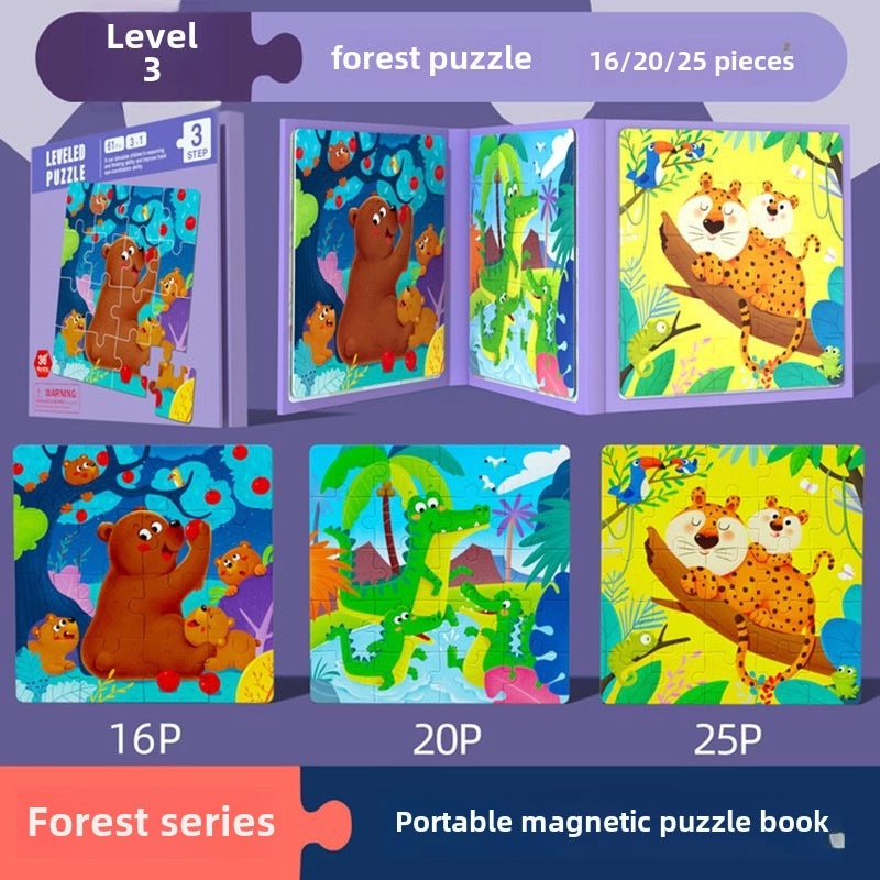 Magnetic Animal Traffic Puzzle for Toddlers and Kids Ages 1-6 | Educational Toys & Puzzles