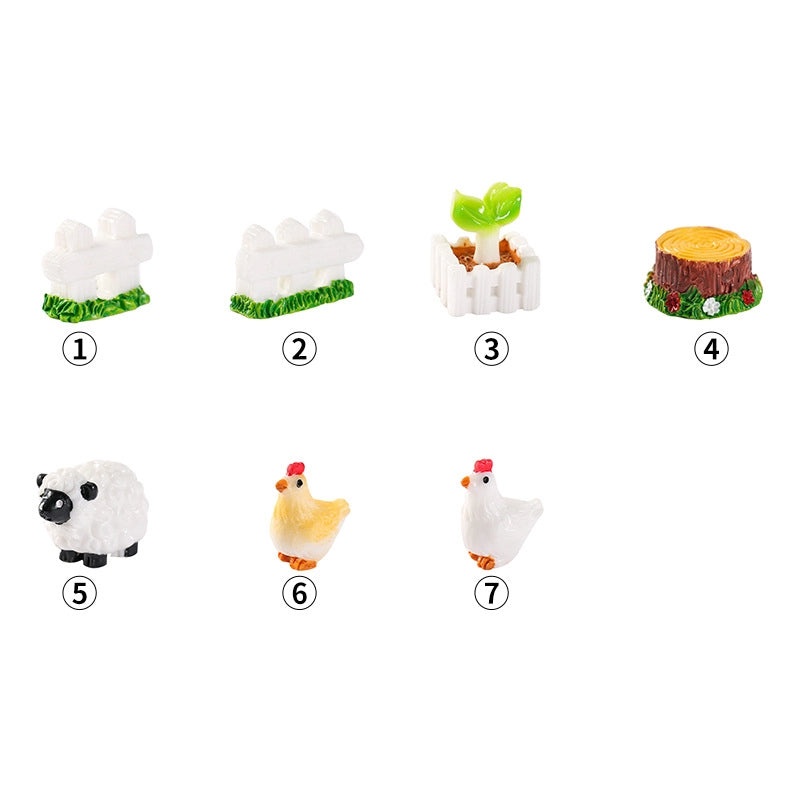 Minimalist Sheep Resin Figurines Decorative Artificial Ornaments|Home Decor Accessories