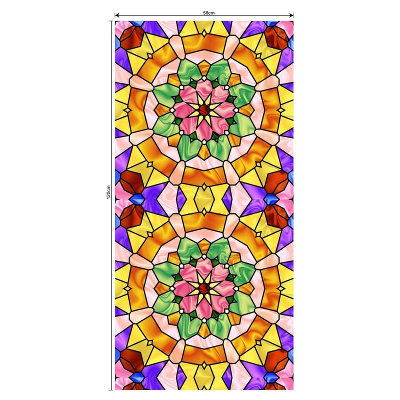 European Frosted Glass Window Film 58x120cm Electrostatic Privacy Sticker for Bathroom Toilet Renovation|Home Decor Accessories