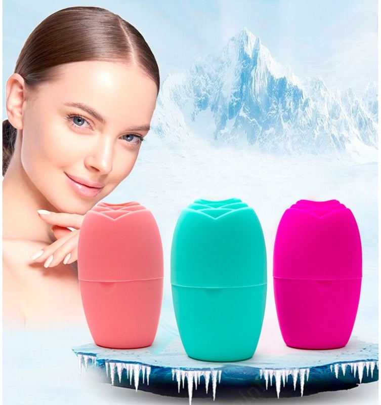 Silicone Ice Roller for Face Massage and Beauty Cold Compress | Facial Care Tools