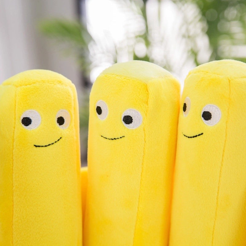 Creative French Fries Plush Pillow Toy Cartoon Burger Cushion Photography Sofa Decor|Home Decor Plush Toys