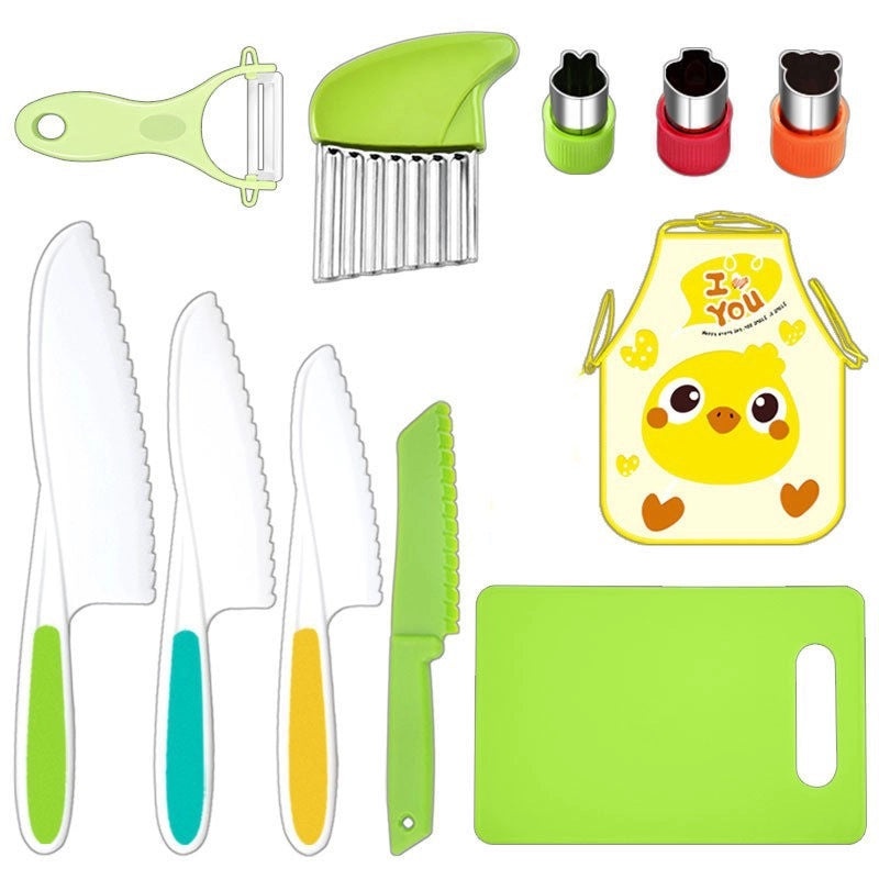 Plastic Cutting Board and Fruit Knife Set for Everyday Use | Kitchen Tools & Gadgets