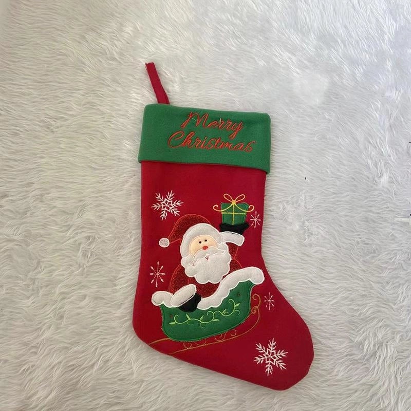 Christmas Snowman Stocking Hanging Ornament | Christmas Decorations