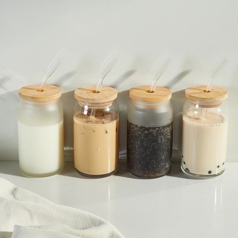 Stylish Solid Color Glass Water Bottle for Everyday Use 1 Piece|Home & Kitchen > Drinkware > Water Bottles