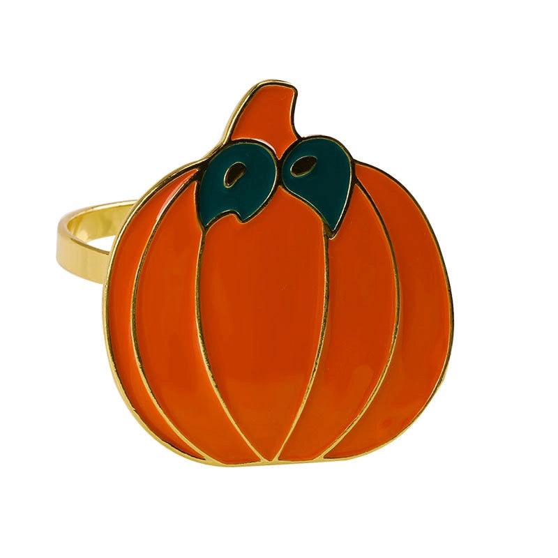 Halloween Animal Alloy Napkin Ring Casual Vacation Decor 1 Piece|Home & Kitchen Tableware Napkin Rings