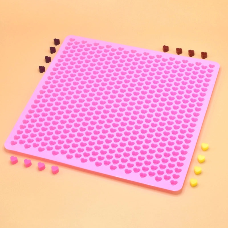 55 Cavity Love Chocolate Silicone Mold for DIY Baking Mini Jelly Pudding Biscuit Molds|Kitchen Baking Tools